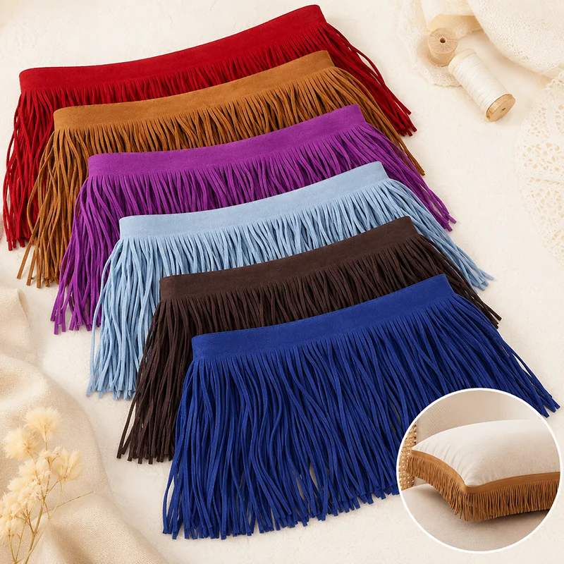 5Meters 10-30cm Faux Suede Tassel Fringe Trim for Sofa Cushions Curtain Edge Furniture Decor DIY Sewing Lace Craft Accessories
5Meters 10-30cm Faux Suede Tassel Fringe Trim for Sofa Cushions Curtain Edge Furniture Decor DIY Sewing Lace Craft Accessories