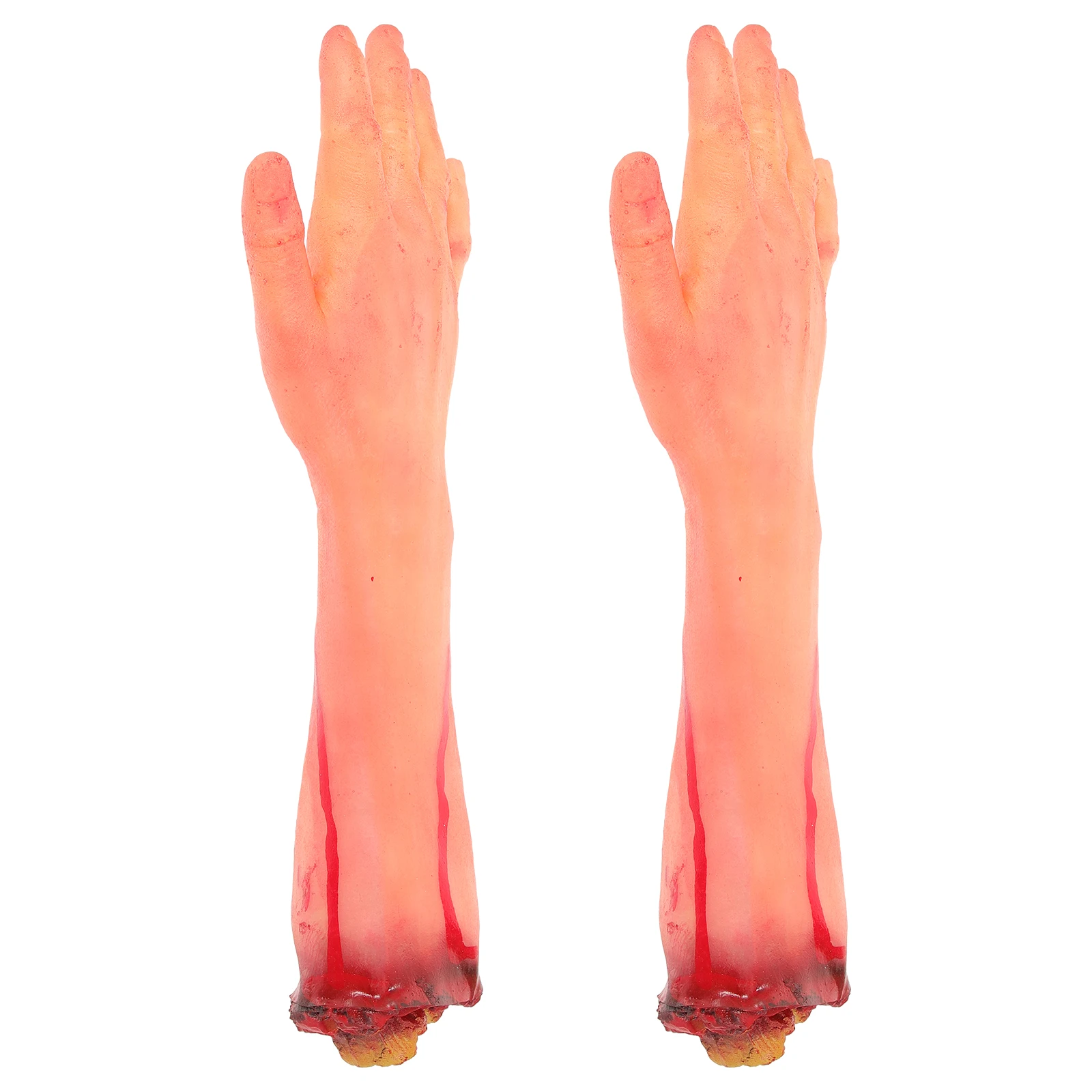 2 pcs Bloody H Simulated Severed Broken Arm Prop Cotton Filling Fake Horror Halloween Decor Scary Atmosphere Safe Material
2 pcs Bloody H Simulated Severed Broken Arm Prop Cotton Filling Fake Horror Halloween Decor Scary Atmosphere Safe Material