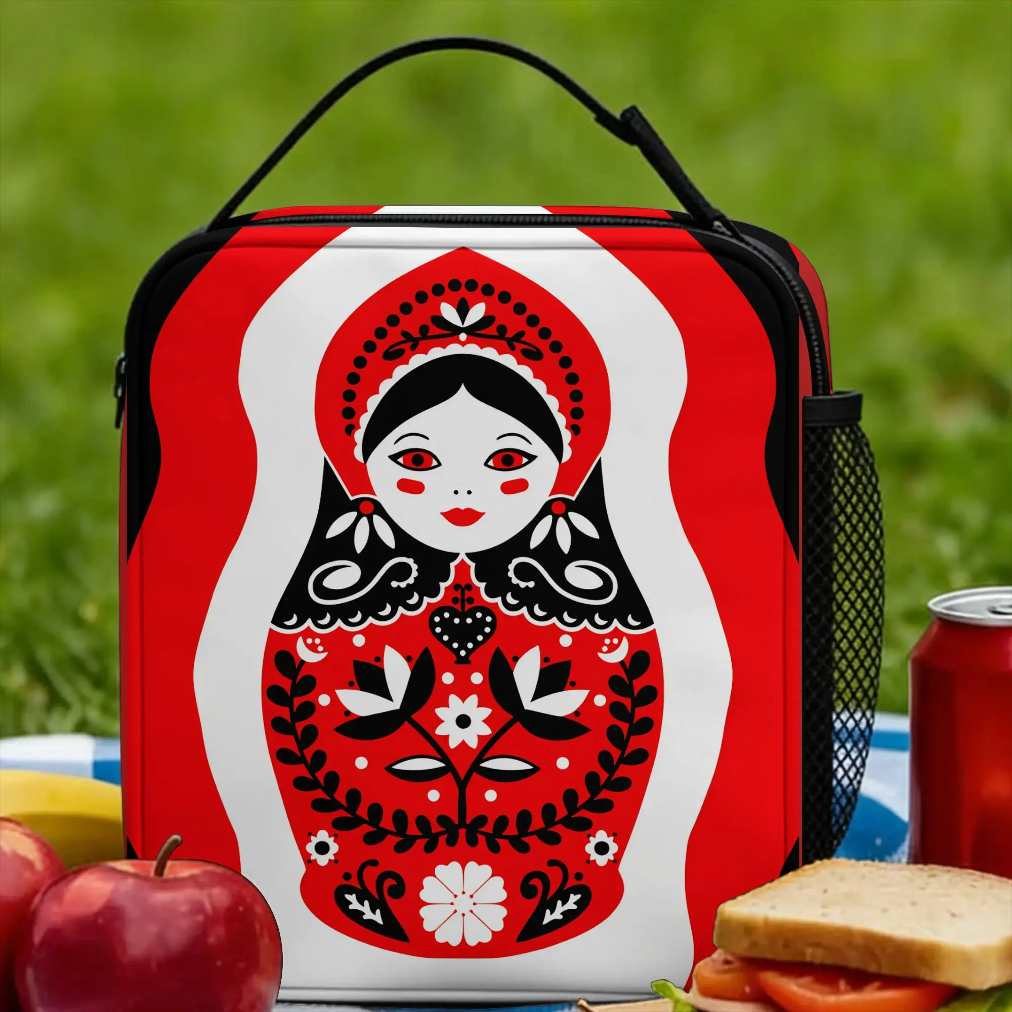 Russian Doll Lunch Bag Retro Lunch Box For Girls Outdoor Picnic Convenient Cooler Bag Oxford Custom Thermal Tote Handbags
Russian Doll Lunch Bag Retro Lunch Box For Girls Outdoor Picnic Convenient Cooler Bag Oxford Custom Thermal Tote Handbags