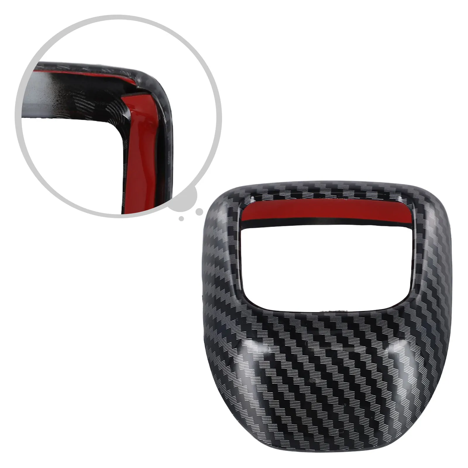Gear Shift Knob Cover Trim with Carbon Fiber Look for Nissan For Rogue Years 2021 2024 ABS and Heat Activated Tape
Gear Shift Knob Cover Trim with Carbon Fiber Look for Nissan For Rogue Years 2021 2024 ABS and Heat Activated Tape