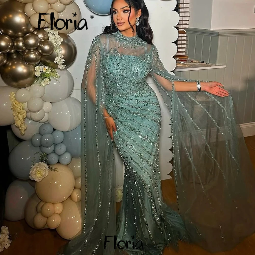 Customized Elegant 2025 Evening Dress Long Cape Sleeve Women‘s Sequin Beaded Formal Occasion Party Prom Dresses for Wedding
Customized Elegant 2025 Evening Dress Long Cape Sleeve Women‘s Sequin Beaded Formal Occasion Party Prom Dresses for Wedding