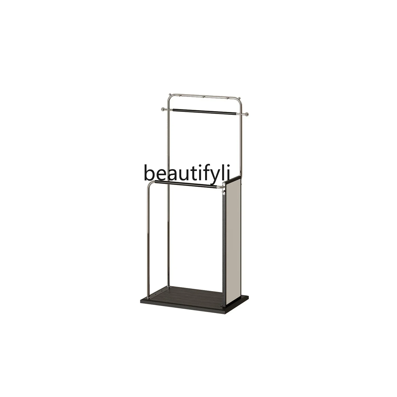 lt Floor Movable Coat Rack with Dressing Mirror Hallway Corner Stainless Steel Hanger
lt Floor Movable Coat Rack with Dressing Mirror Hallway Corner Stainless Steel Hanger