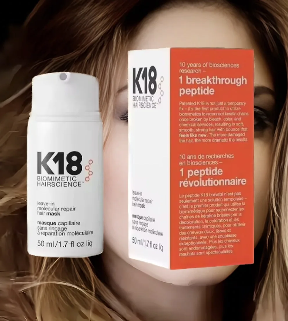 K18 Leave-In Molecular/1*kertain Repair Hair Mask Softens Restores Damaged Hair Deep Keratin Treatment for Hair and Scalp
K18 Leave-In Molecular/1*kertain Repair Hair Mask Softens Restores Damaged Hair Deep Keratin Treatment for Hair and Scalp