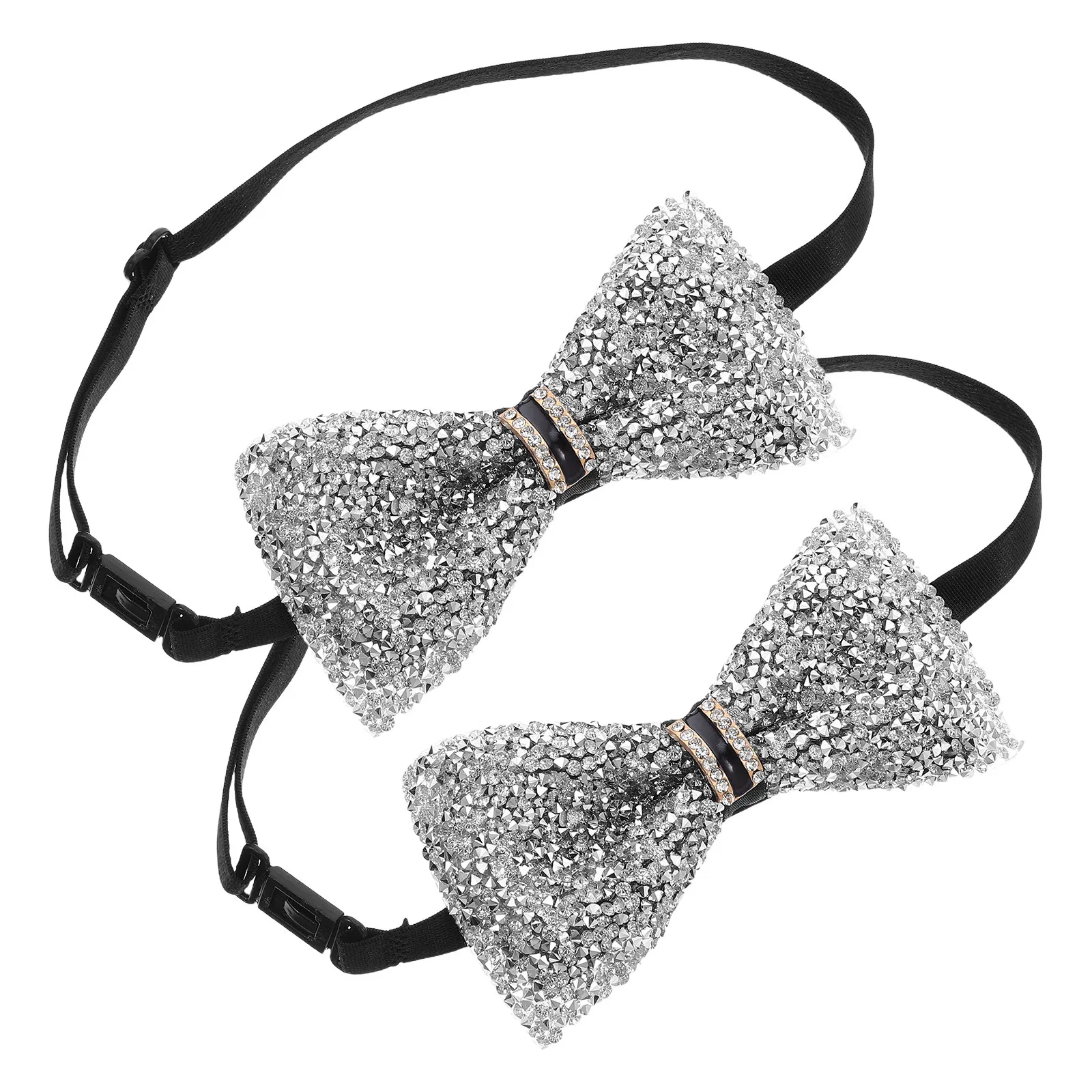 2Pcs Children Bow Tie Glitter Crystal Pre-Tied Adjustable Bowtie for Boys Girls Wedding Party Photo Graduation Costume Formal
2Pcs Children Bow Tie Glitter Crystal Pre-Tied Adjustable Bowtie for Boys Girls Wedding Party Photo Graduation Costume Formal
