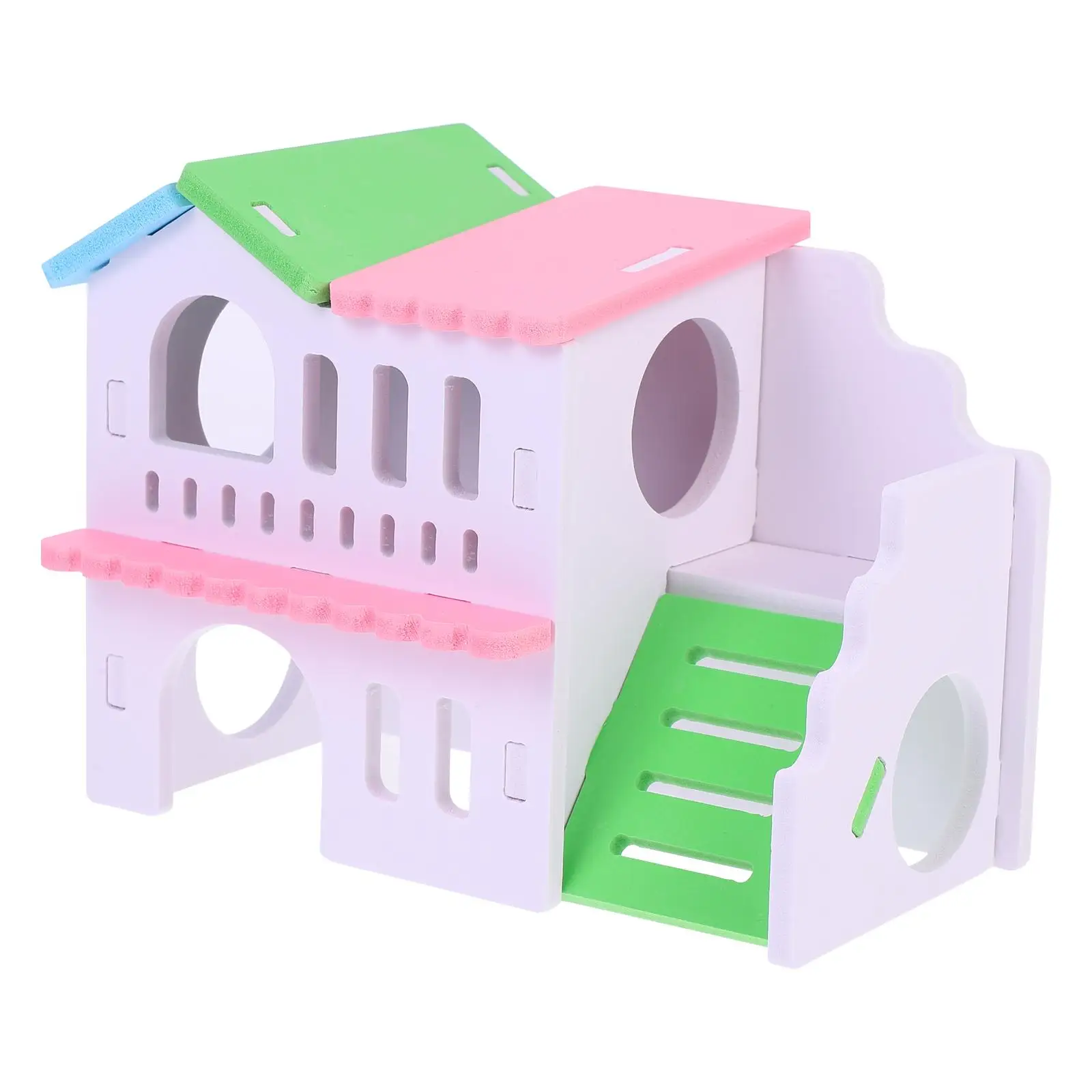 Colorful Small House Hamster Hideaway Wooden Shelter Durable Pet Habitat Villa Nest House Small Pets Home Comfortable Cozy Long
Colorful Small House Hamster Hideaway Wooden Shelter Durable Pet Habitat Villa Nest House Small Pets Home Comfortable Cozy Long
