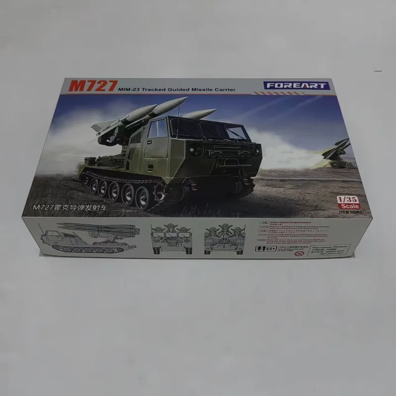 R5902 FOREART 1/35 M727 MIM-23 Tracked Guided Missile Carrier Assembly Plastic Model Kit
R5902 FOREART 1/35 M727 MIM-23 Tracked Guided Missile Carrier Assembly Plastic Model Kit