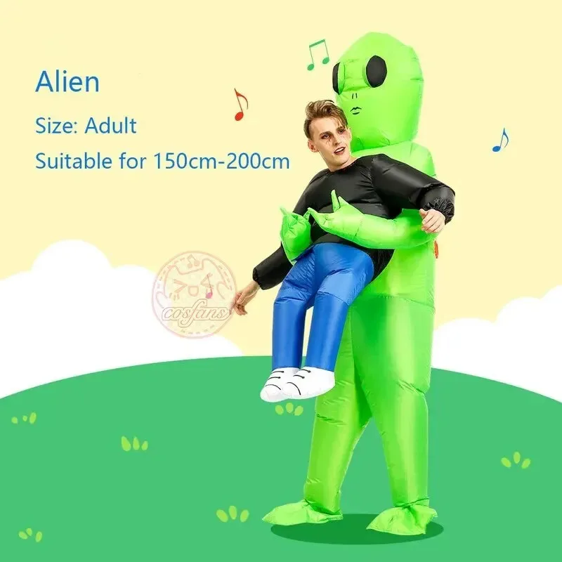 ET-Aliens Inflatable Costume Scary Monster Cosplay For Adult Kids Thanksgiving Christmas Party Festival Stage Children Clothing
ET-Aliens Inflatable Costume Scary Monster Cosplay For Adult Kids Thanksgiving Christmas Party Festival Stage Children Clothing