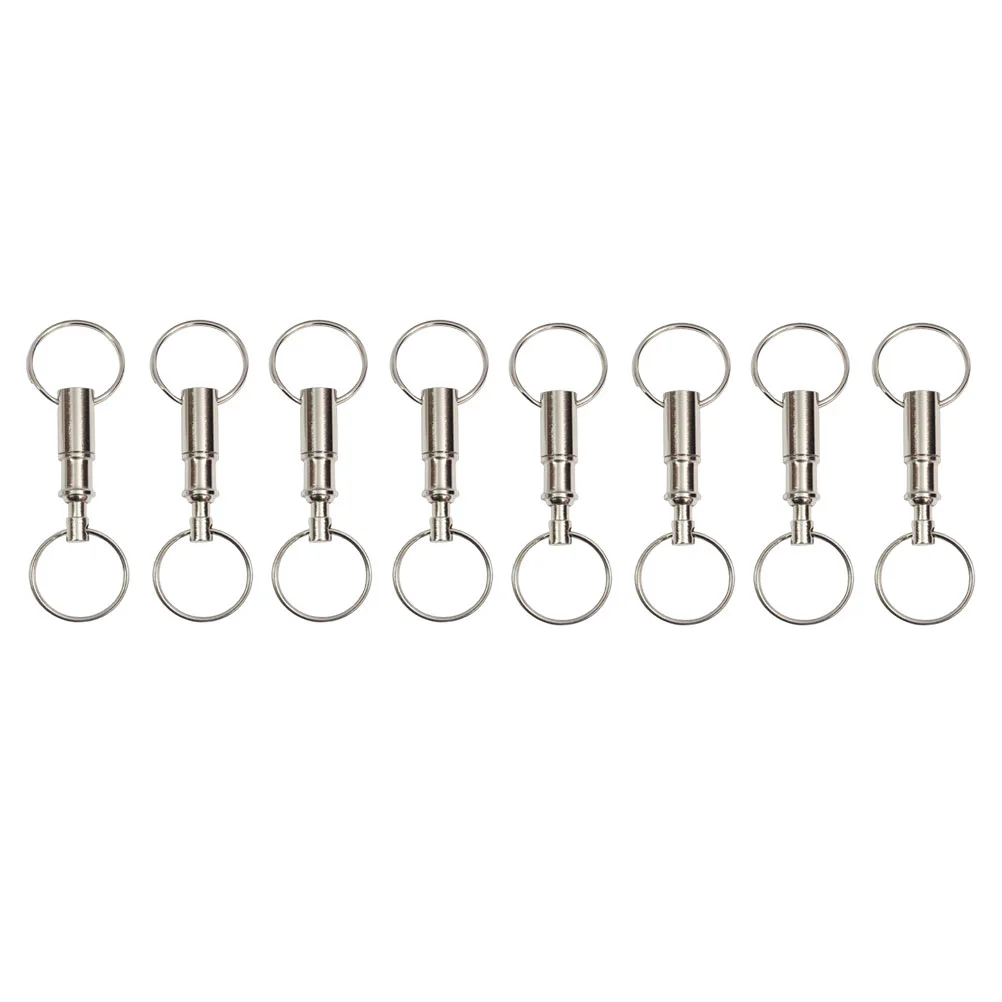 12 Pcs Detachable Keychain Snap Holders Keychains Metal Household Dual Rings for Car Outdoor Double Creative Man
12 Pcs Detachable Keychain Snap Holders Keychains Metal Household Dual Rings for Car Outdoor Double Creative Man