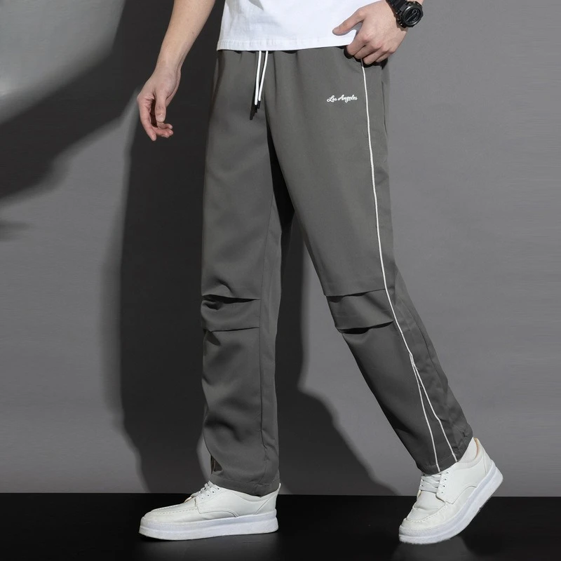 Men's Autumn Running Trousers Fitness Muscle Training Leggings with High Stretch Breathable Ice Skinny Workout Pants
Men's Autumn Running Trousers Fitness Muscle Training Leggings with High Stretch Breathable Ice Skinny Workout Pants