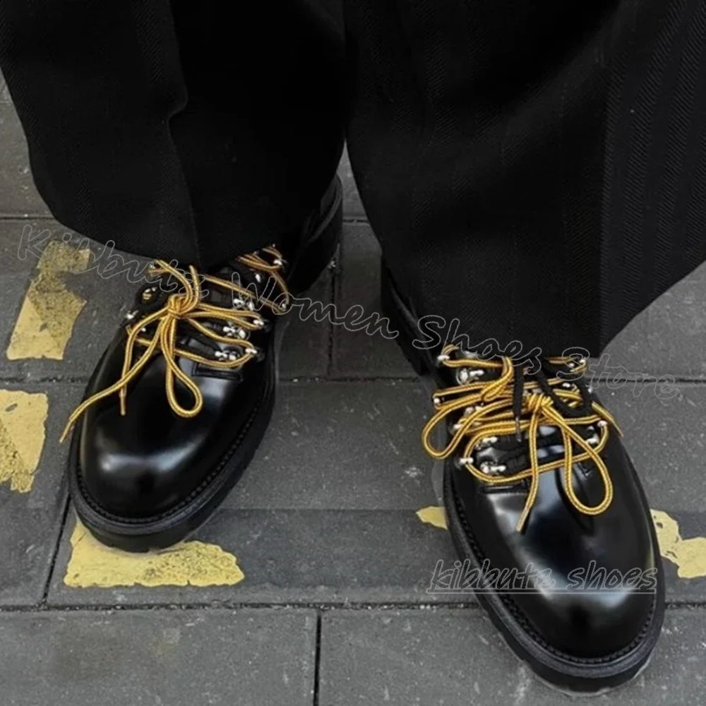 Туфли-лодочки на шнуровке, кожаные однотонные туфли с круглым носком на массивном каблуке, модная удобная элегантная деловая профессиональная обувь, новейшая уличная обувь
Туфли-лодочки на шнуровке, кожаные однотонные туфли с круглым носком на массивном каблуке, модная удобная элегантная деловая профессиональная обувь, новейшая уличная обувь