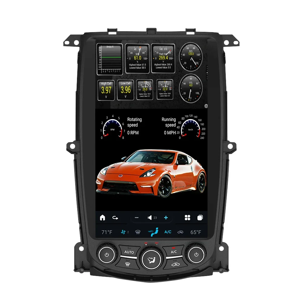 4G Vertical Screen Android Car Multimedia Player Navigator Unit Stereo Radio Video Unit GPS Carplay For Nissan 370Z 2009-2021
4G Vertical Screen Android Car Multimedia Player Navigator Unit Stereo Radio Video Unit GPS Carplay For Nissan 370Z 2009-2021