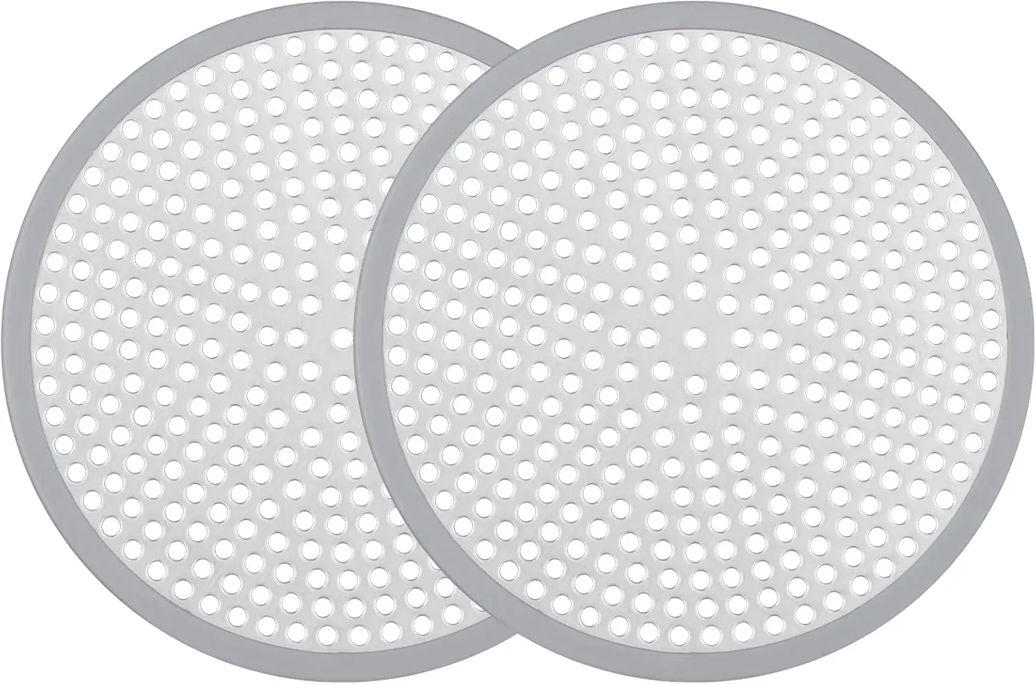 Shower Drain Hair Catcher - 2 Pack 4.72" Stainless Steel Bathtub Hair Filter with Silicone Rim for Clog-Free Drains
Shower Drain Hair Catcher - 2 Pack 4.72" Stainless Steel Bathtub Hair Filter with Silicone Rim for Clog-Free Drains