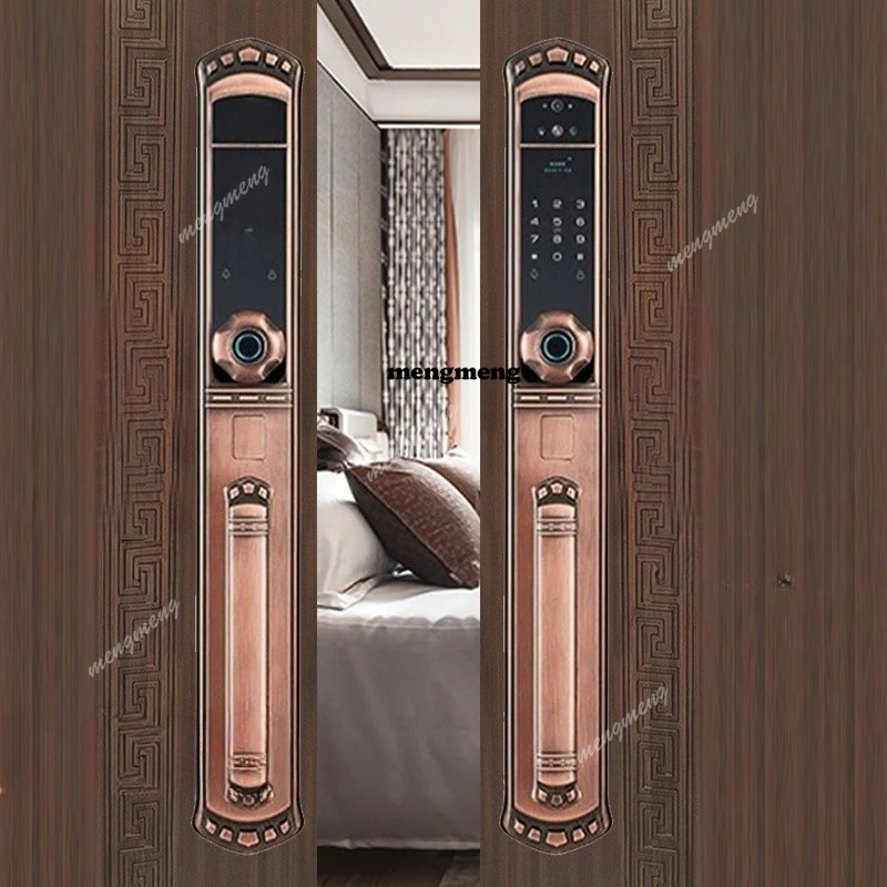 Villa armored door waterproof smart lock high-end double door anti-theft password lock metal door
Villa armored door waterproof smart lock high-end double door anti-theft password lock metal door