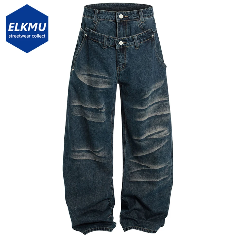 Vintage Baggy Jeans Double Waistline Loose Casual Denim Pants Streetwear Harajuku Hip Hop Jeans
Vintage Baggy Jeans Double Waistline Loose Casual Denim Pants Streetwear Harajuku Hip Hop Jeans