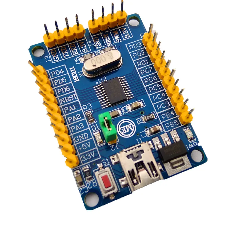 Учебная плата STM8S003F3P6, плата для разработки микроконтроллеров STM8S, минимальная системная плата STM32
Учебная плата STM8S003F3P6, плата для разработки микроконтроллеров STM8S, минимальная системная плата STM32