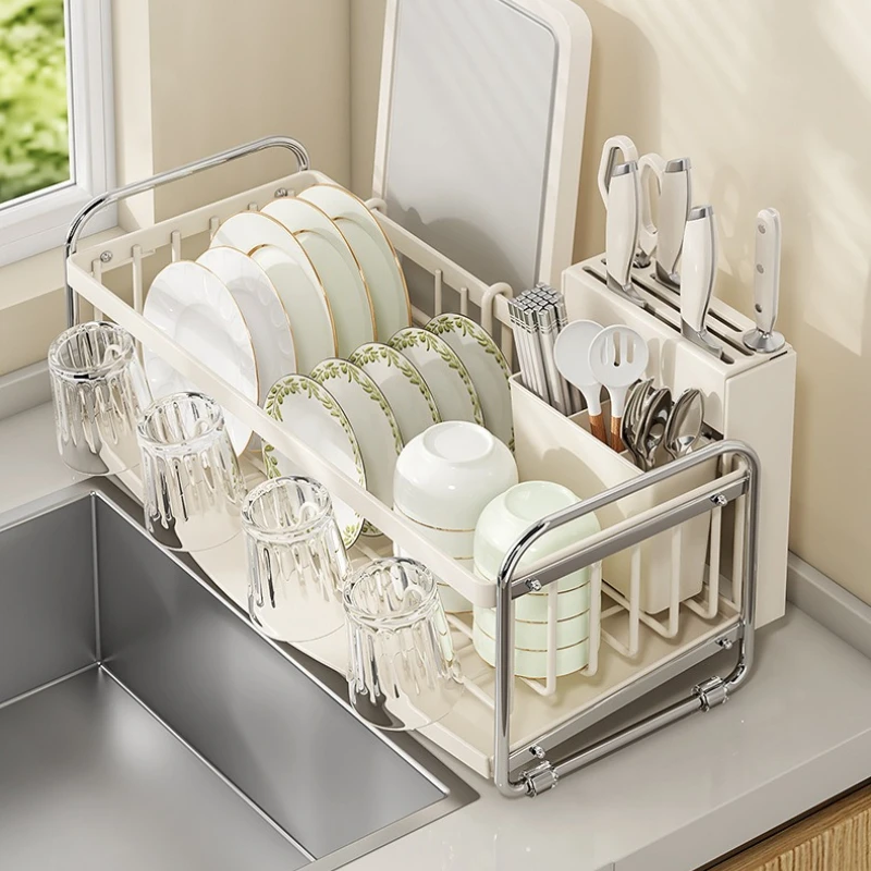 Kitchen Dish Drying Rack Multi Functional Storage Organizer for Plates Bowls Utensils and Countertop Drainage Use
Kitchen Dish Drying Rack Multi Functional Storage Organizer for Plates Bowls Utensils and Countertop Drainage Use