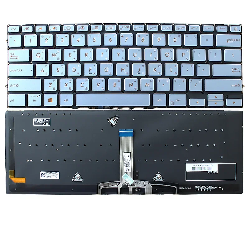 Подходит для ультрабука Asus Asus ZenBook UX392 S13, клавиатуры ноутбука, подсветки
Подходит для ультрабука Asus Asus ZenBook UX392 S13, клавиатуры ноутбука, подсветки
