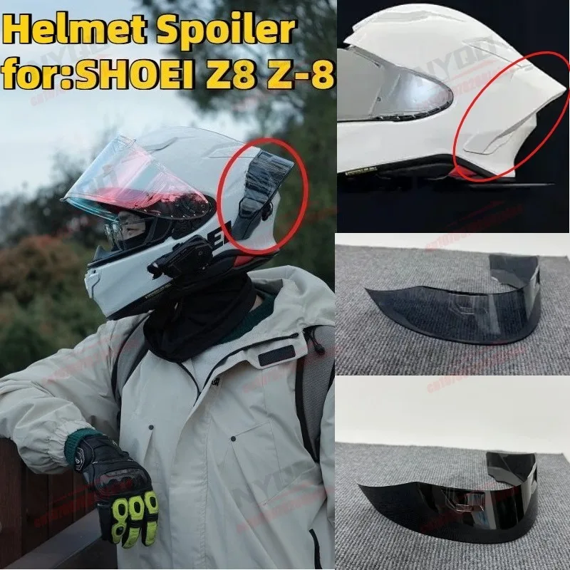 Motorcycle Helmet Spoiler Large Tail Non-destructive Installation Suitable for SHOEI Z8
Motorcycle Helmet Spoiler Large Tail Non-destructive Installation Suitable for SHOEI Z8