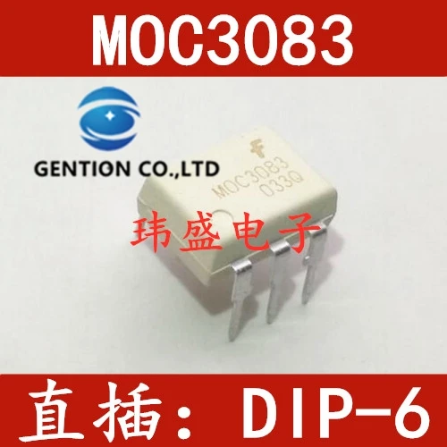 20PCS MOC3083 DIP-6 light coupling MOC3083M photoelectric coupler bidirectional thyristor drives in stock 100% new and original
20PCS MOC3083 DIP-6 light coupling MOC3083M photoelectric coupler bidirectional thyristor drives in stock 100% new and original