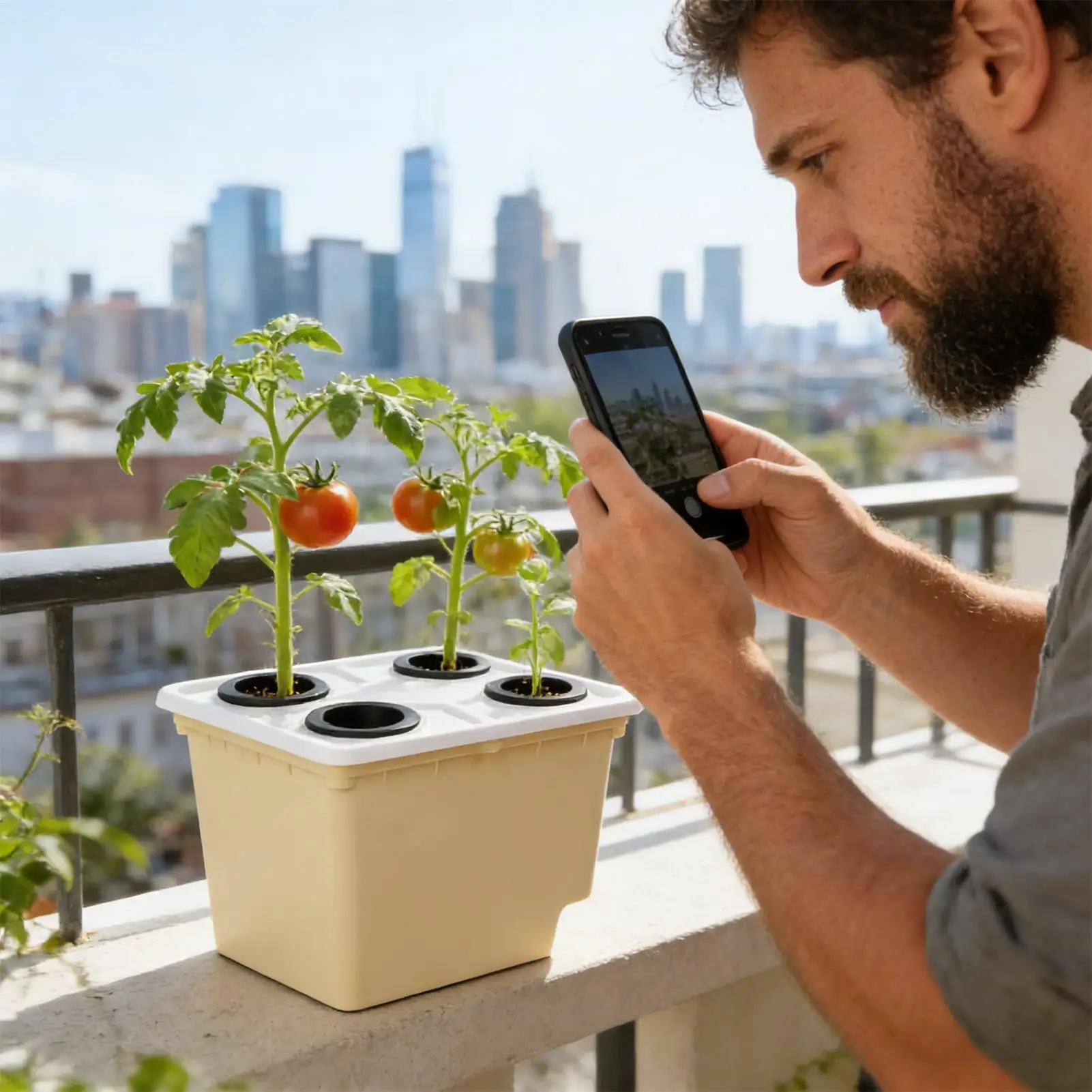 Hydroponic Planter Soilless Cultivation Greenhouse Container Hydroponic Grow Buckets for Indoor Outdoor Windowsill Balcony
Hydroponic Planter Soilless Cultivation Greenhouse Container Hydroponic Grow Buckets for Indoor Outdoor Windowsill Balcony