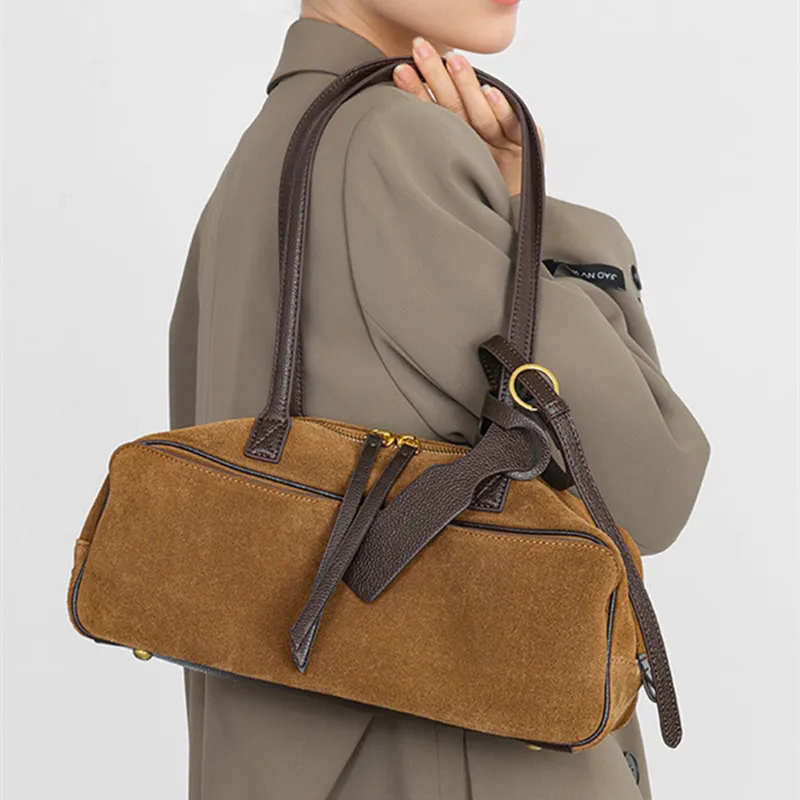 Korean large-capacity Boston leather handbag Motorcycle Style Tote Thick Sandblasting Cow Leather Women Female Underarm Purse
Korean large-capacity Boston leather handbag Motorcycle Style Tote Thick Sandblasting Cow Leather Women Female Underarm Purse