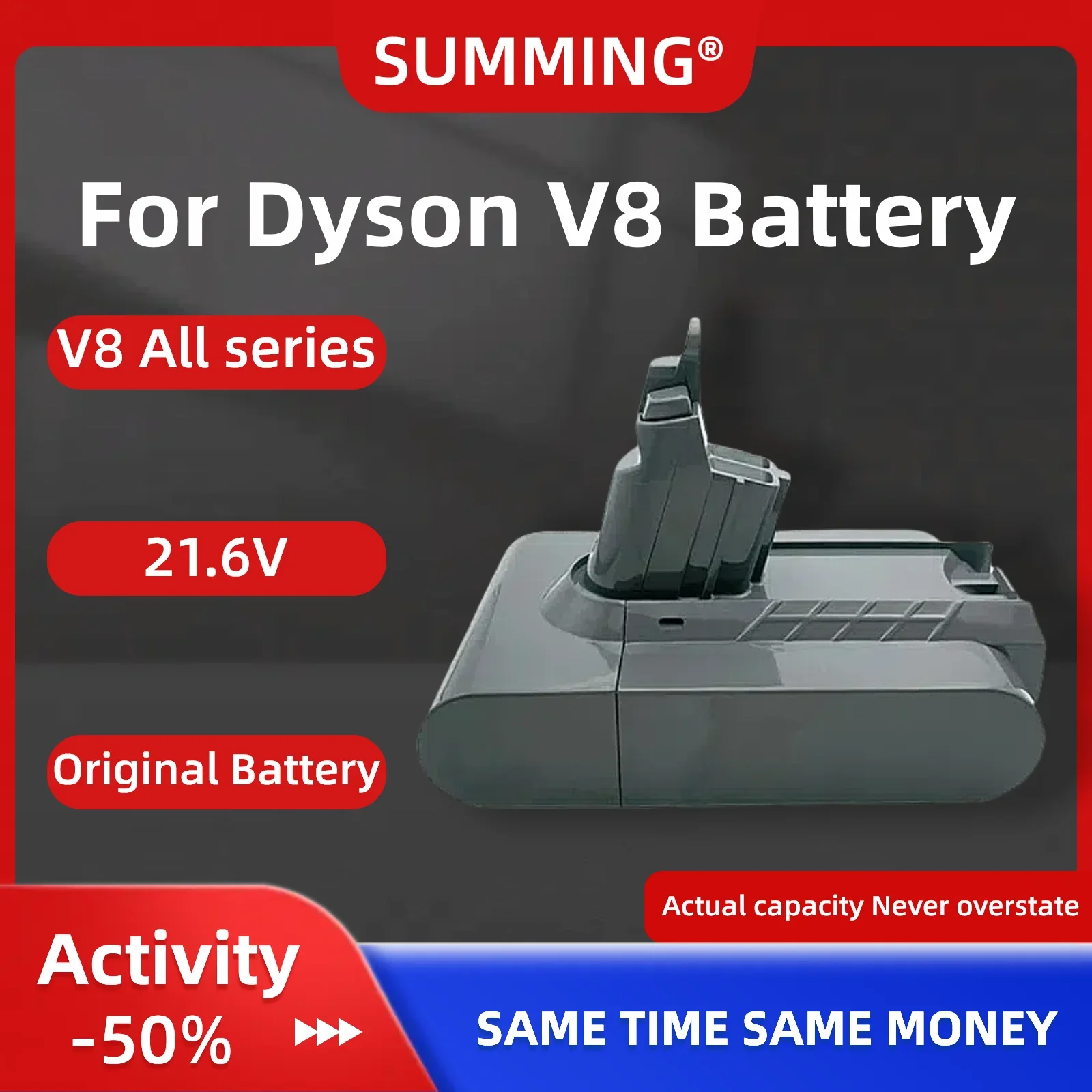Original YH5 For Dyson V8 Absolute Handheld Vacuum Cleaner For Dyson V8 Battery 12800mAh SV10 batteri Rechargeable Battery V8
Original YH5 For Dyson V8 Absolute Handheld Vacuum Cleaner For Dyson V8 Battery 12800mAh SV10 batteri Rechargeable Battery V8