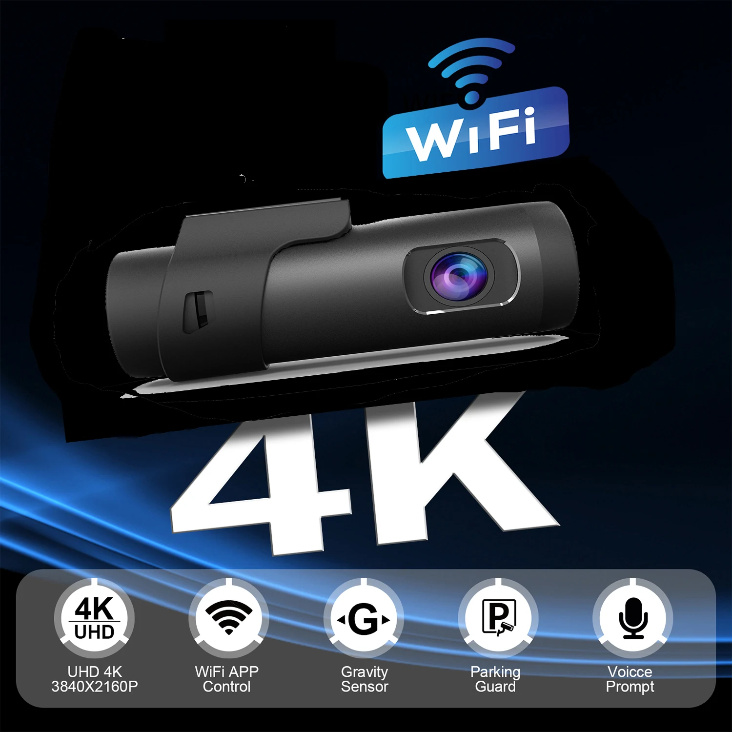 4K Car Dash Cam DVR Recorder Auto Recorder APP Control Black Box WIth WIFI Voice 24h Parking Monitoring function car accessories
4K Car Dash Cam DVR Recorder Auto Recorder APP Control Black Box WIth WIFI Voice 24h Parking Monitoring function car accessories