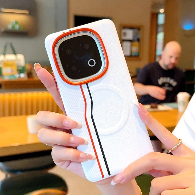 Чехол ELVEV для VIVO IQOO 13, роскошный магнитный чехол из искусственной кожи с цветными блоками, ультратонкий противоударный чехол для задней панели телефона
Чехол ELVEV для VIVO IQOO 13, роскошный магнитный чехол из искусственной кожи с цветными блоками, ультратонкий противоударный чехол для задней панели телефона