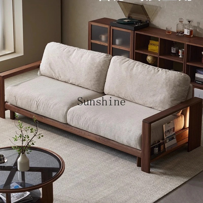 Solid wood combination module fabric single living room cotton and linen sofa
Solid wood combination module fabric single living room cotton and linen sofa
