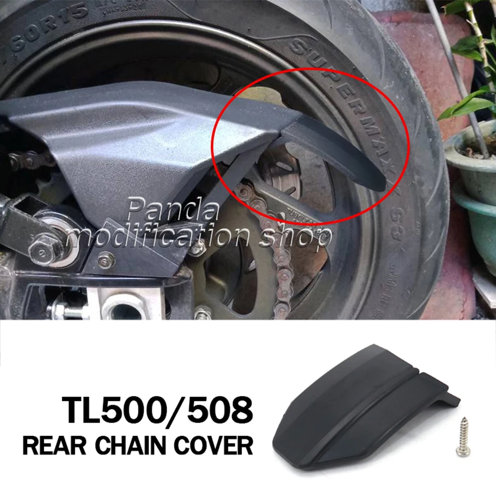 for SYM Maxsym tl500 tl508 2020 2021 2022 accessories tl500 Maxsym Modifications Rear chain cover 
for SYM Maxsym tl500 tl508 2020 2021 2022 accessories tl500 Maxsym Modifications Rear chain cover