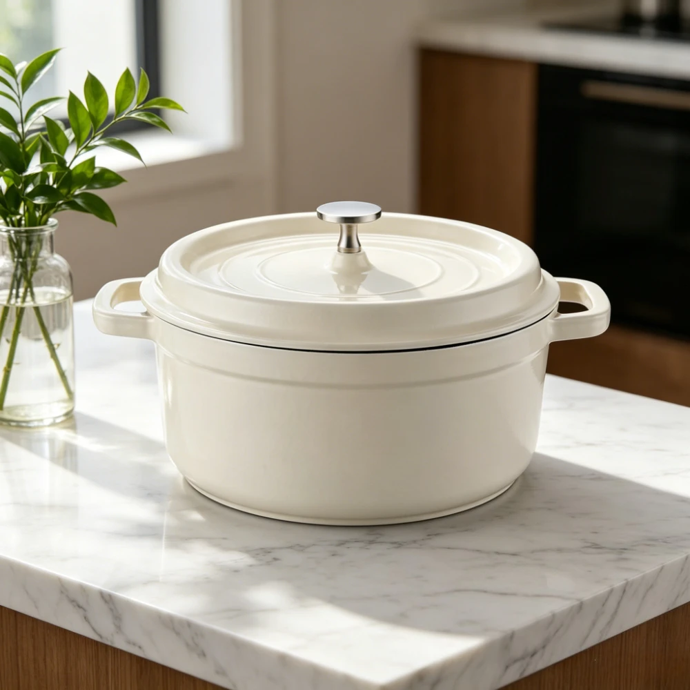 Enameled Cast Iron Casserole Pot – Ceramic Non-Stick Stew Slow Cooker for Gas & Induction Stove, Home Soup Boiling Dutch Oven
Enameled Cast Iron Casserole Pot – Ceramic Non-Stick Stew Slow Cooker for Gas & Induction Stove, Home Soup Boiling Dutch Oven
