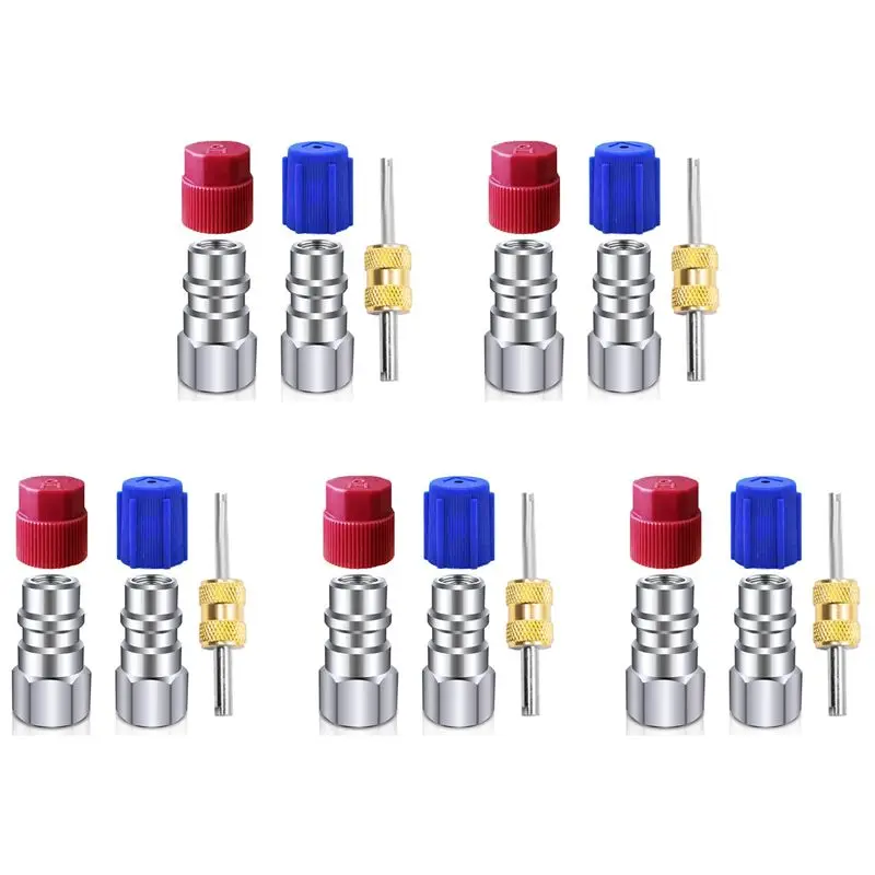 5X R12 To R134a Conversion Kit,AC Retrofit Fitting Adapter Kit, 1/4Inch Female , For Auto A/C Refrigerant System
5X R12 To R134a Conversion Kit,AC Retrofit Fitting Adapter Kit, 1/4Inch Female , For Auto A/C Refrigerant System