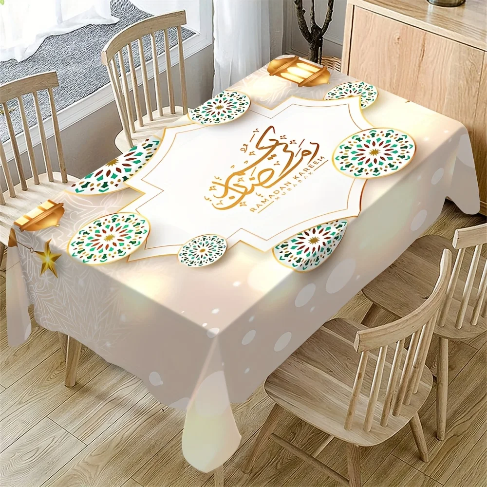 Ramadan Mandala Lantern Waterproof Tablecloth Table Decor Reusable Eid Al Fitr Kitchen Dining Tablecloth Eid Mubarak Decorations
Ramadan Mandala Lantern Waterproof Tablecloth Table Decor Reusable Eid Al Fitr Kitchen Dining Tablecloth Eid Mubarak Decorations