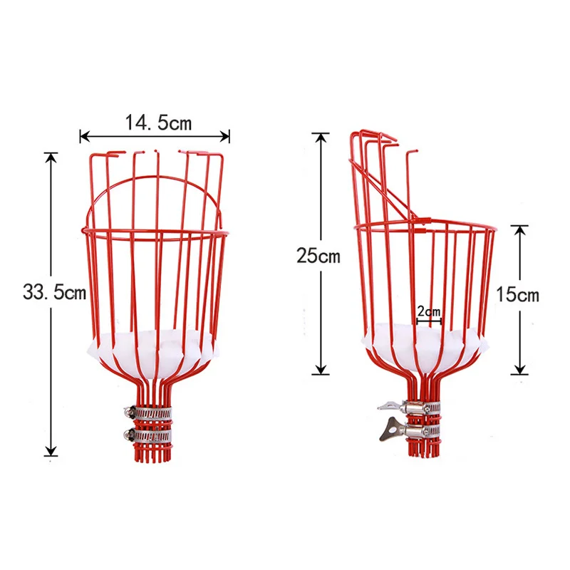 Deep Basket Fruit Picker Head Convenient Fruit Picker Catcher Apple Peach Picking Farm Garden Picking Device Garden tools
Deep Basket Fruit Picker Head Convenient Fruit Picker Catcher Apple Peach Picking Farm Garden Picking Device Garden tools