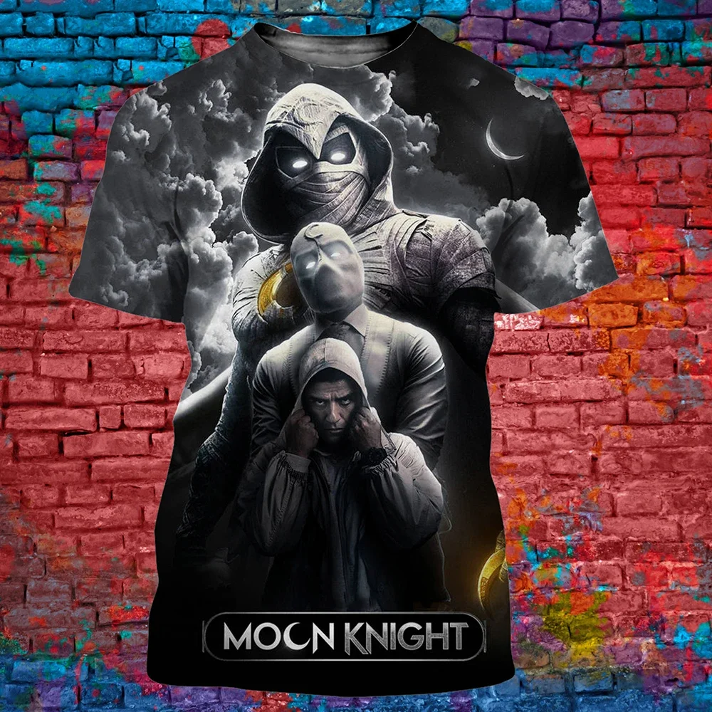 Новые футболки Disney, модная уличная футболка с 3D рисунком лунного рыцаря и аниме, мужская и женская футболка большого размера, детские топы
Новые футболки Disney, модная уличная футболка с 3D рисунком лунного рыцаря и аниме, мужская и женская футболка большого размера, детские топы