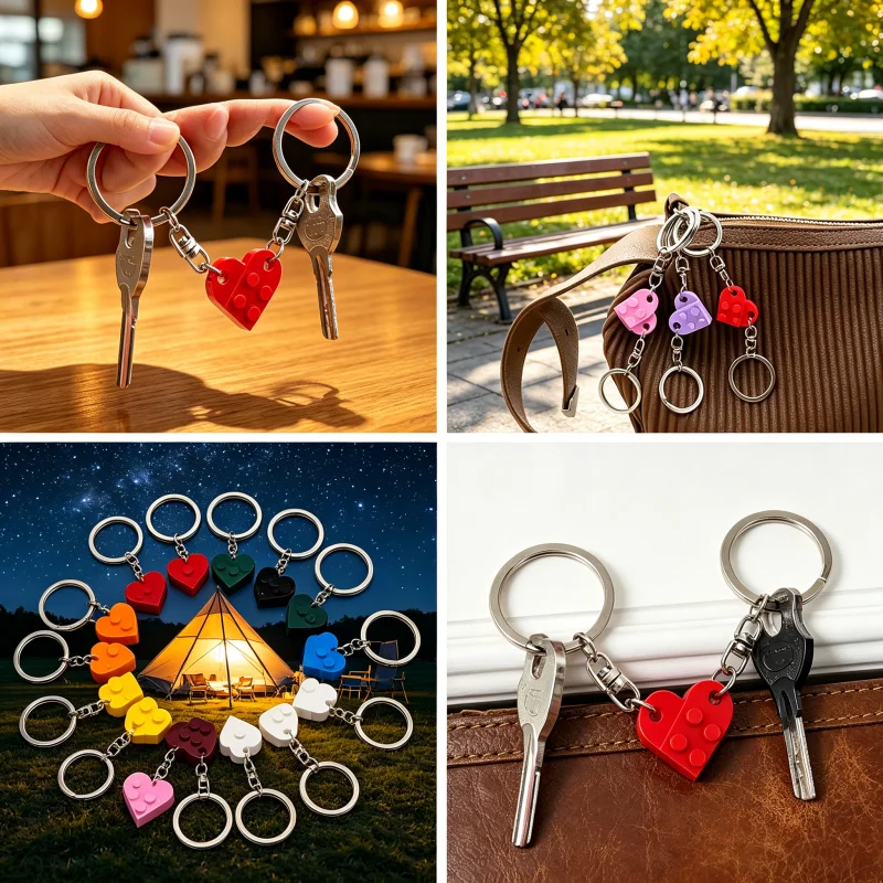 10PCS/Set Random Cute Separable Love Heart Keychains Couples Friendship Love Heart Brick Collectible Figure Blind Box Bags Gifts
10PCS/Set Random Cute Separable Love Heart Keychains Couples Friendship Love Heart Brick Collectible Figure Blind Box Bags Gifts
