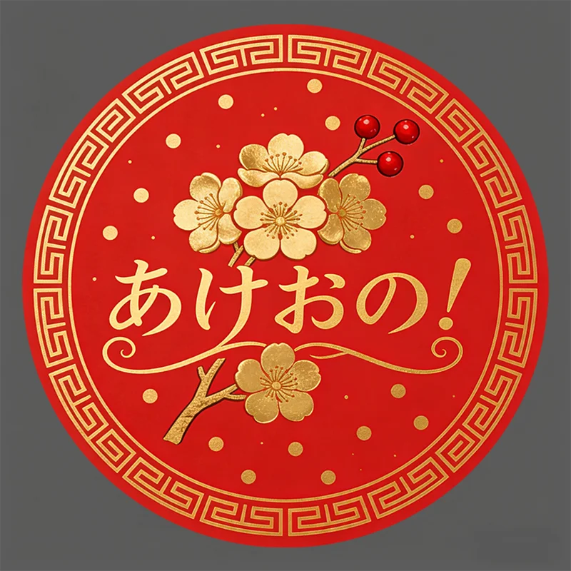 Круглые наклейки - Золотой сливовый цвет с красными ягодами "С Новым годом!" Дизайн подарочных пакетов, подарочных коробок и поделок ручной работы.
Круглые наклейки - Золотой сливовый цвет с красными ягодами "С Новым годом!" Дизайн подарочных пакетов, подарочных коробок и поделок ручной работы.