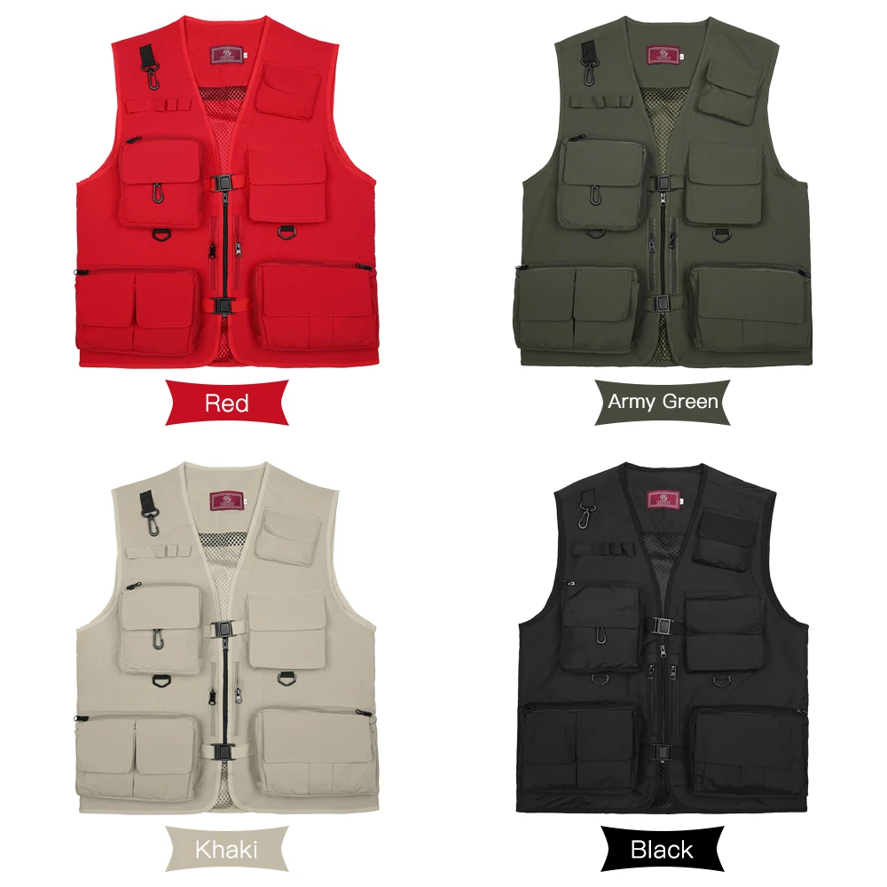 Fishing Jacket Fishing Photography Vest Multi Pockets Mesh Jackets Quick Dry Waistcoat Fishing Waistcoat Photography Vest
Fishing Jacket Fishing Photography Vest Multi Pockets Mesh Jackets Quick Dry Waistcoat Fishing Waistcoat Photography Vest