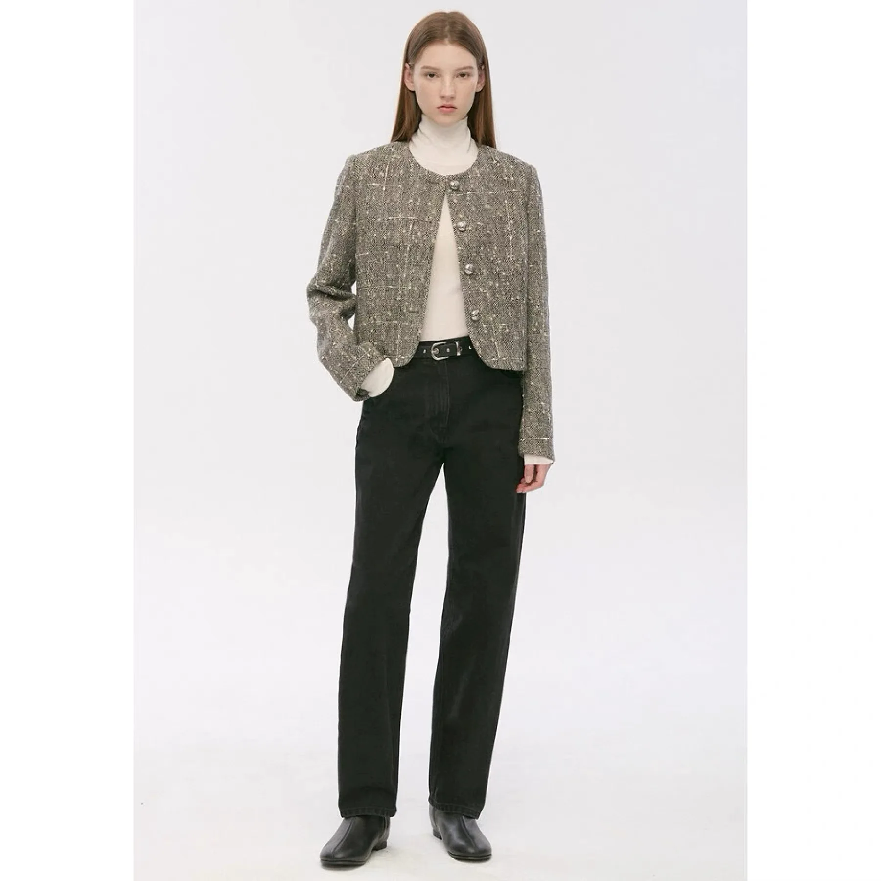 Джинсы Tim26 Commuter Sle с высокой талией и кожаным поясом, универсальные прямые брюки со средней/высокой талией для женщин, весенние, для повседневной носки
Джинсы Tim26 Commuter Sle с высокой талией и кожаным поясом, универсальные прямые брюки со средней/высокой талией для женщин, весенние, для повседневной носки