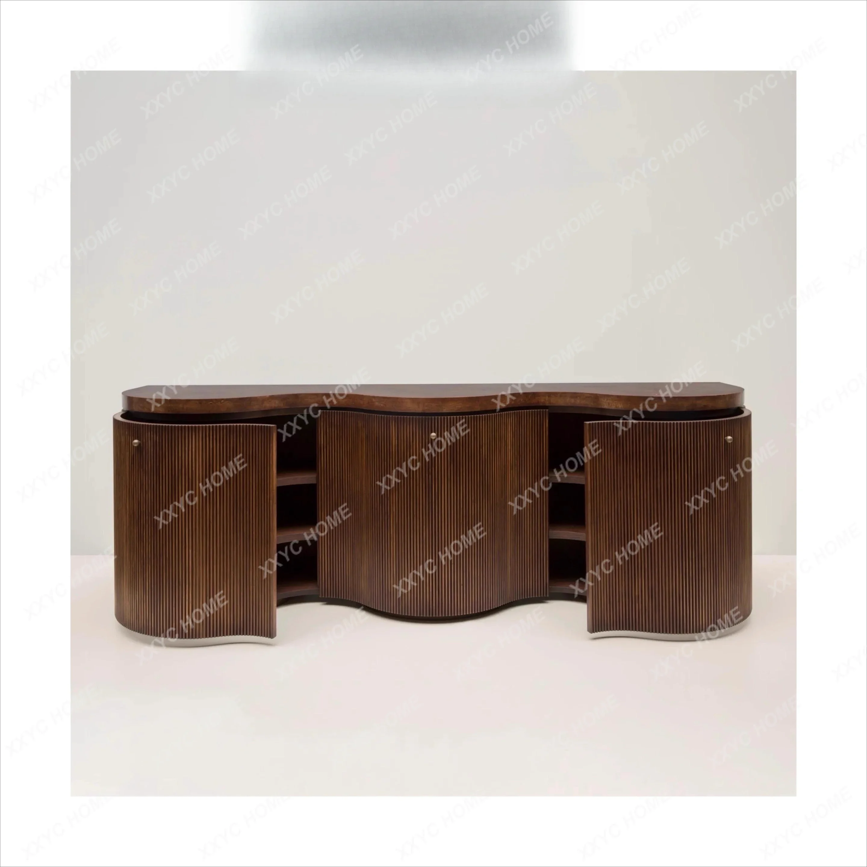 HHArt Wave Curved Side Cabinet Wabi Sabi Wind Retro Homestay Storage Cabinet
HHArt Wave Curved Side Cabinet Wabi Sabi Wind Retro Homestay Storage Cabinet