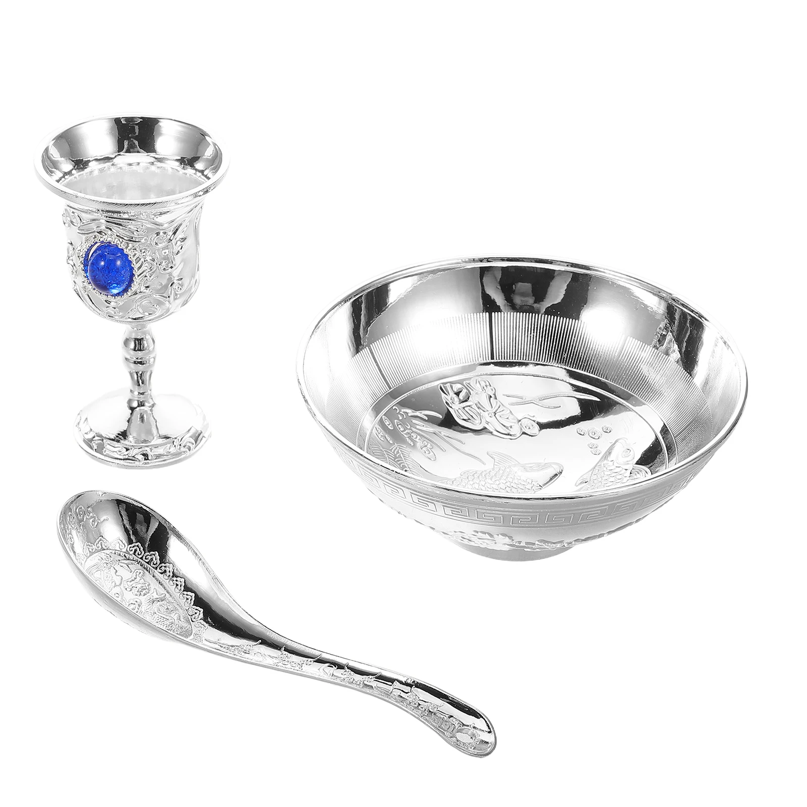 3pcs Jewish Festival Tableware Set Glass Wine Cup Bowl Spoon Family Celebrations Multi Functional Easy Clean Cultural Design
3pcs Jewish Festival Tableware Set Glass Wine Cup Bowl Spoon Family Celebrations Multi Functional Easy Clean Cultural Design