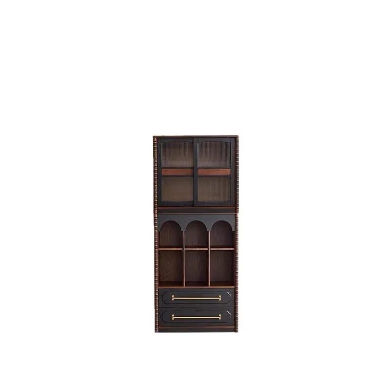 French solid wood wine cabinet retro book low cabinet glass door display cabinet living room home living room decoration
French solid wood wine cabinet retro book low cabinet glass door display cabinet living room home living room decoration