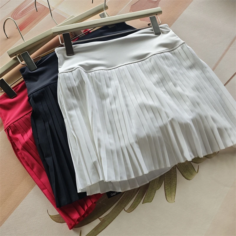 Женская летняя плиссированная юбка с высокой талией, противоскользящие короткие юбки миди, повседневная спортивная юбка 2024, модные утягивающие юбки трапециевидной формы
Женская летняя плиссированная юбка с высокой талией, противоскользящие короткие юбки миди, повседневная спортивная юбка 2024, модные утягивающие юбки трапециевидной формы