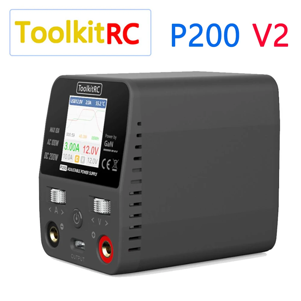 ToolkitRC P200 V2 Адаптер питания 30 В AC100 Вт DC200 Вт 10 А Совместимое зарядное устройство Регулируемый выход настольного дисплея Tybec
ToolkitRC P200 V2 Адаптер питания 30 В AC100 Вт DC200 Вт 10 А Совместимое зарядное устройство Регулируемый выход настольного дисплея Tybec