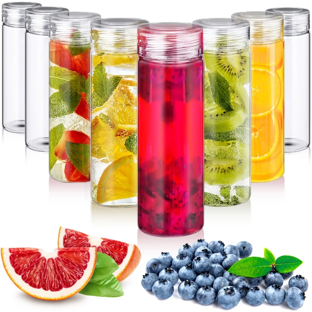 8pcs Glass Water Bottles Wide Mouth Glass Bottles with Lids Reusable Juice Bottles Leakproof Glass Containers for Liquids Portable Drinking Jars for Smoothies Cold Brew Juices Storage (16oz)
8pcs Glass Water Bottles Wide Mouth Glass Bottles with Lids Reusable Juice Bottles Leakproof Glass Containers for Liquids Portable Drinking Jars for Smoothies Cold Brew Juices Storage (16oz)