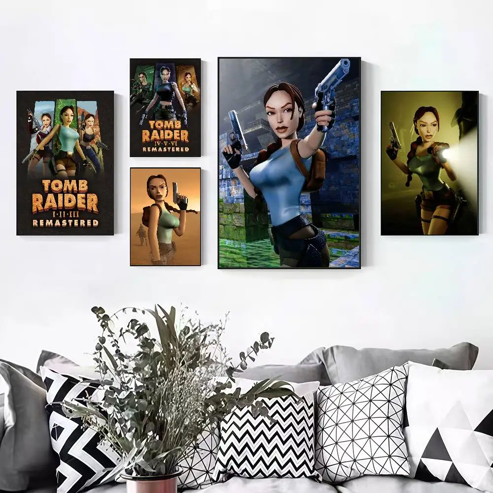 Game T-Tomb R-Raider Remastered Peelable Self-adhesive Poster Stickers Are Suitable For Frameless Wall Decoration In A Room
Game T-Tomb R-Raider Remastered Peelable Self-adhesive Poster Stickers Are Suitable For Frameless Wall Decoration In A Room