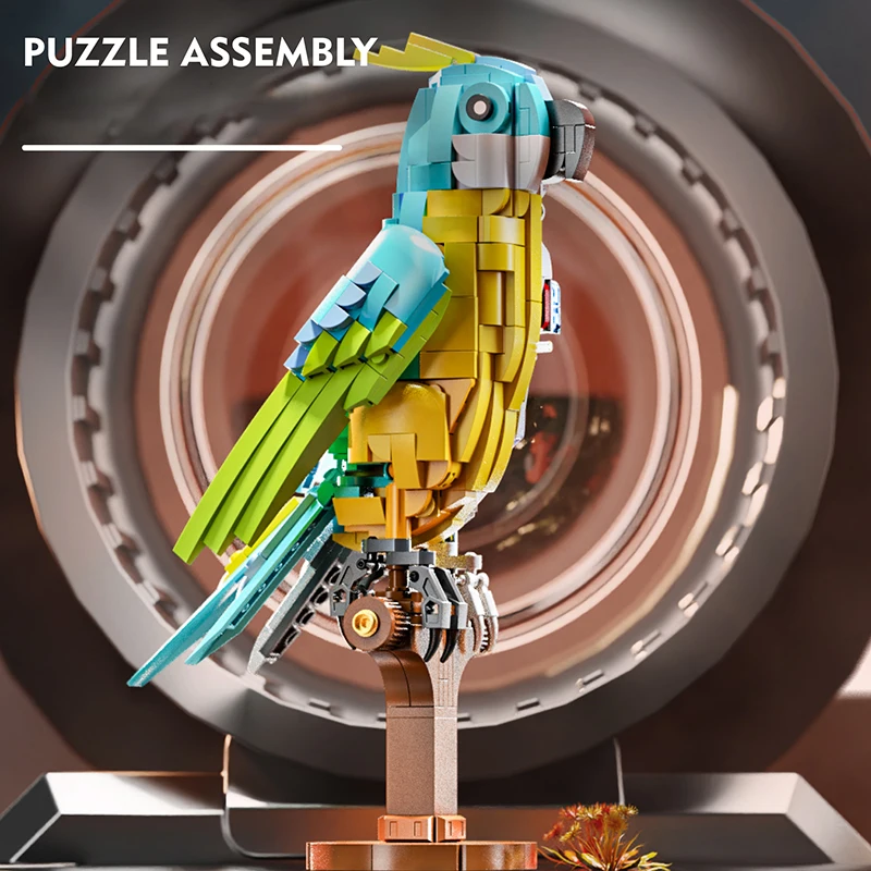 543PCS Mechanical Parrot Building Block Joints Movable Animal Model Bricks Set With Light Desktop Decor Diy Toys Birthday Gifts
543PCS Mechanical Parrot Building Block Joints Movable Animal Model Bricks Set With Light Desktop Decor Diy Toys Birthday Gifts