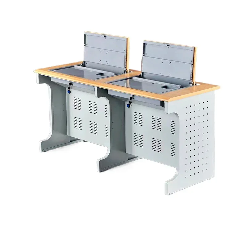 Training School Computer Desk in Computer Room Troop, Multimedia Classroom Hidden Double , Manual Translation To Computer Desk
Training School Computer Desk in Computer Room Troop, Multimedia Classroom Hidden Double , Manual Translation To Computer Desk