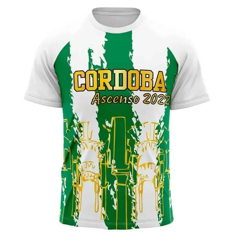 2024 Casual Fashion Simple Summer 3d Printed Casual Sports Quick Drying Short Sleeve Cordoba Men_s Street Men's Outdoor T-shirt
2024 Casual Fashion Simple Summer 3d Printed Casual Sports Quick Drying Short Sleeve Cordoba Men_s Street Men's Outdoor T-shirt