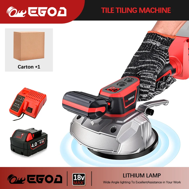 For Milwaukee Tile Tool EGOD Tile Suction Cup Machine Self Balancing Leveling Fixed Vibration Indoor Decoration Power Tools Sets
For Milwaukee Tile Tool EGOD Tile Suction Cup Machine Self Balancing Leveling Fixed Vibration Indoor Decoration Power Tools Sets